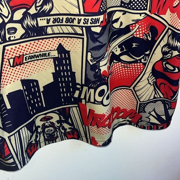 OH SNAP! BY DRILL CLOTHING CO VINTAGE COMIC BOOK PANEL ART POLYESTER T SIZE MED - Picture 2 of 6